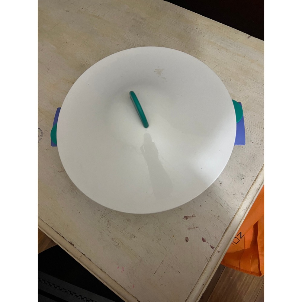 Tupperware Microwave Steamer Microwave Cooker‎ Steamer with Lid Teal Purple